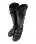 ANN DEMEULEMEESTER（アンドゥムルメステール）の古着「Leather Stan Riding Boot」｜ブラック