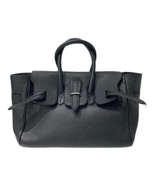 GOLDEN GOOSE（ゴールデングース）GOLDEN GOOSE (ゴールデングース) レザートートバッグ ブラックの古着・服飾アイテム