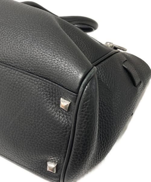 GOLDEN GOOSE（ゴールデングース）GOLDEN GOOSE (ゴールデングース) レザートートバッグ ブラックの古着・服飾アイテム
