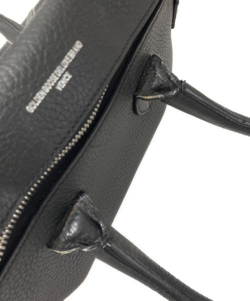 GOLDEN GOOSE（ゴールデングース）GOLDEN GOOSE (ゴールデングース) レザートートバッグ ブラックの古着・服飾アイテム