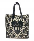 GIVENCHYジバンシィ）の古着「Power of Love トートバッグ」｜ブラック