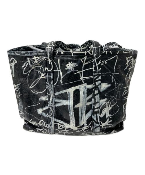 BALENCIAGA（バレンシアガ）BALENCIAGA (バレンシアガ) グラフィティ 2WAYトートバッグ ブラックの古着・服飾アイテム