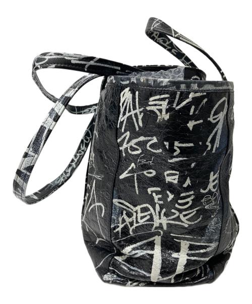 BALENCIAGA（バレンシアガ）BALENCIAGA (バレンシアガ) グラフィティ 2WAYトートバッグ ブラックの古着・服飾アイテム