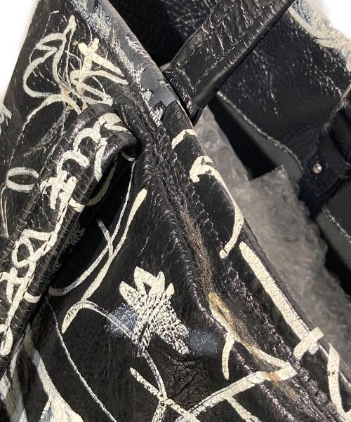 BALENCIAGA（バレンシアガ）BALENCIAGA (バレンシアガ) グラフィティ 2WAYトートバッグ ブラックの古着・服飾アイテム