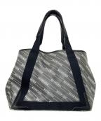 BALENCIAGAバレンシアガ）の古着「ネイビーカバス M トートバッグ」｜グレー