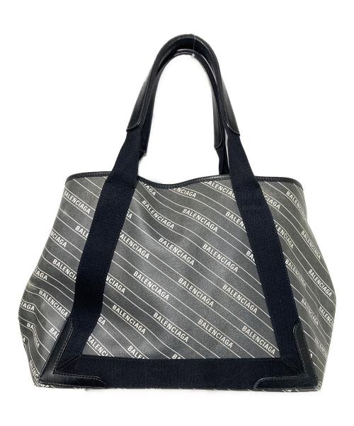 BALENCIAGA（バレンシアガ）BALENCIAGA (バレンシアガ) ネイビーカバス M トートバッグ グレーの古着・服飾アイテム