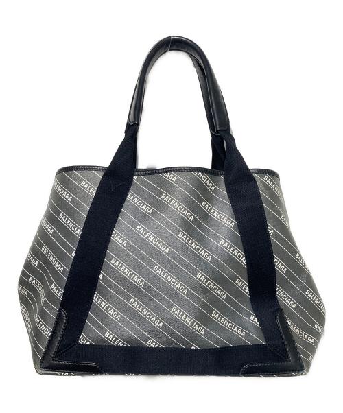 BALENCIAGA（バレンシアガ）BALENCIAGA (バレンシアガ) ネイビーカバス M トートバッグ グレーの古着・服飾アイテム