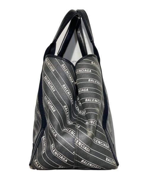 BALENCIAGA（バレンシアガ）BALENCIAGA (バレンシアガ) ネイビーカバス M トートバッグ グレーの古着・服飾アイテム