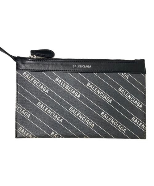 BALENCIAGA（バレンシアガ）BALENCIAGA (バレンシアガ) ネイビーカバス M トートバッグ グレーの古着・服飾アイテム