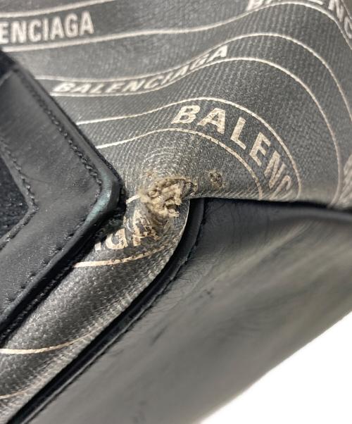 BALENCIAGA（バレンシアガ）BALENCIAGA (バレンシアガ) ネイビーカバス M トートバッグ グレーの古着・服飾アイテム