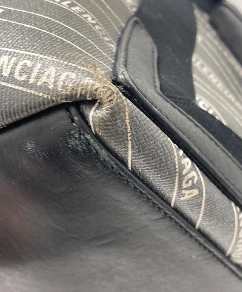 BALENCIAGA（バレンシアガ）BALENCIAGA (バレンシアガ) ネイビーカバス M トートバッグ グレーの古着・服飾アイテム