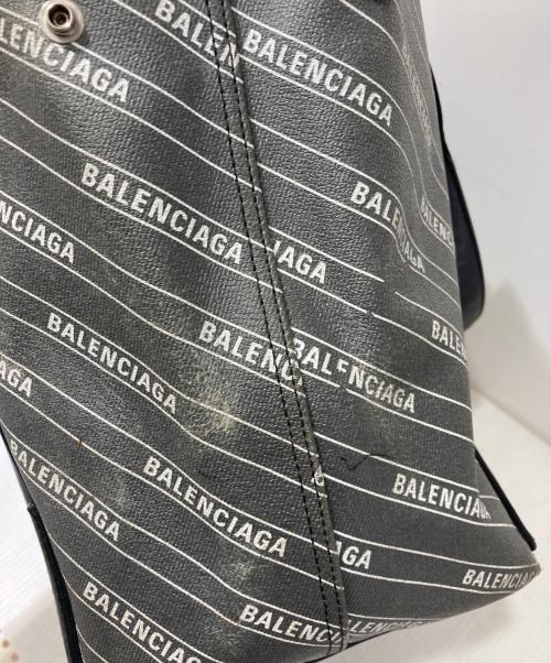 BALENCIAGA（バレンシアガ）BALENCIAGA (バレンシアガ) ネイビーカバス M トートバッグ グレーの古着・服飾アイテム