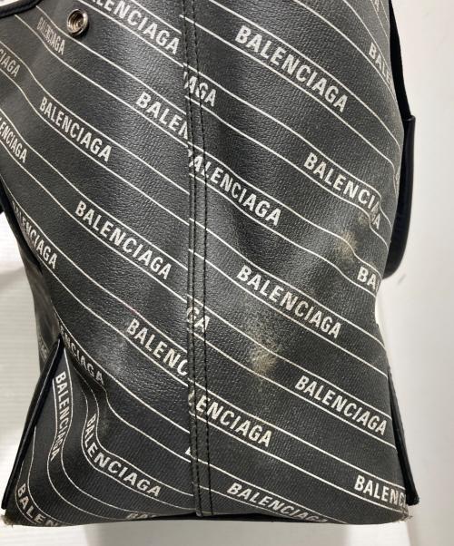 BALENCIAGA（バレンシアガ）BALENCIAGA (バレンシアガ) ネイビーカバス M トートバッグ グレーの古着・服飾アイテム
