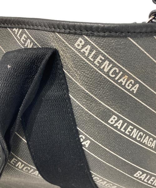 BALENCIAGA（バレンシアガ）BALENCIAGA (バレンシアガ) ネイビーカバス M トートバッグ グレーの古着・服飾アイテム