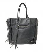 BALENCIAGAバレンシアガ）の古着「ペーパー トートバッグ」｜ブラック