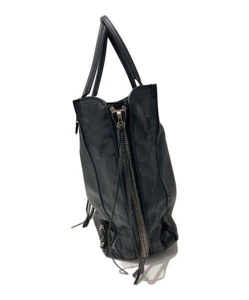 BALENCIAGA（バレンシアガ）BALENCIAGA (バレンシアガ) ペーパー トートバッグ ブラックの古着・服飾アイテム