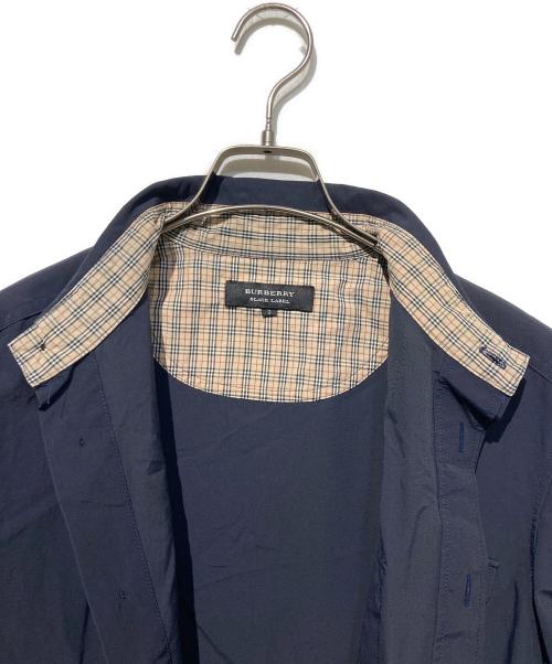 BURBERRY BLACK LABEL（バーバリーブラックレーベル）BURBERRY BLACK LABEL (バーバリーブラックレーベル) コットンナイロンブレンドシャツ ネイビー サイズ:3の古着・服飾アイテム