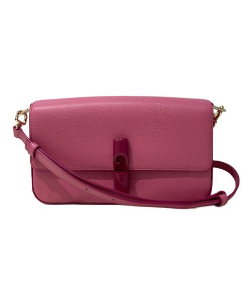 FURLA（フルラ）FURLA (フルラ) iride クロスボディバッグ ピンクの古着・服飾アイテム