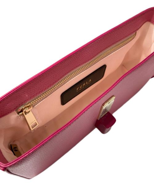 FURLA（フルラ）FURLA (フルラ) iride クロスボディバッグ ピンクの古着・服飾アイテム