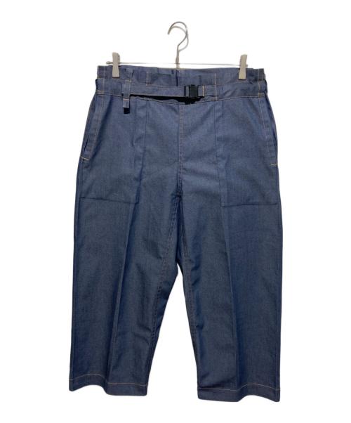 me ISSEY MIYAKE（ミーイッセイ ミヤケ）me ISSEY MIYAKE (ミーイッセイ ミヤケ) デニムワイドパンツ インディゴ サイズ:　の古着・服飾アイテム