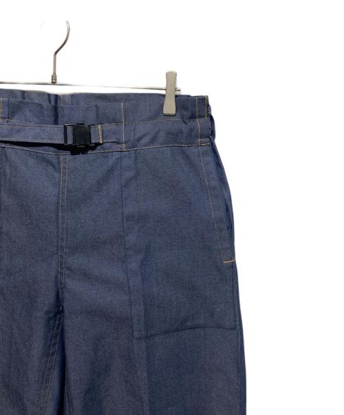 me ISSEY MIYAKE（ミーイッセイ ミヤケ）me ISSEY MIYAKE (ミーイッセイ ミヤケ) デニムワイドパンツ インディゴ サイズ:　の古着・服飾アイテム