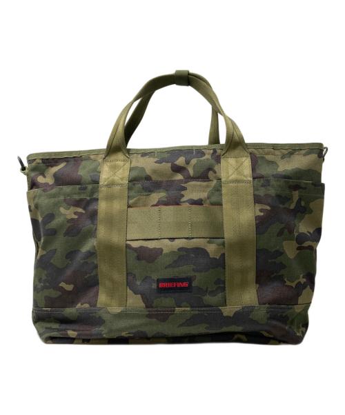 BRIEFING（ブリーフィング）BRIEFING (ブリーフィング) SUNDAY TOTE VORTEX トートバッグ グリーンの古着・服飾アイテム