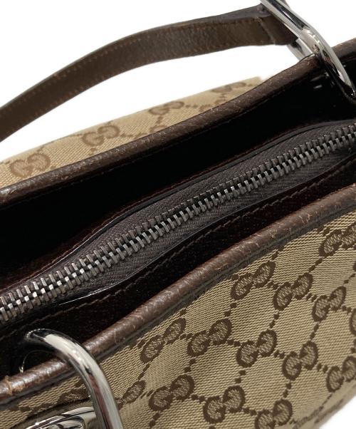 GUCCI（グッチ）GUCCI (グッチ) ＧＧキャンバストートバッグ ベージュの古着・服飾アイテム