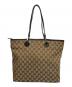 GUCCI（グッチ）の古着「ＧＧキャンバストートバッグ」｜ベージュ