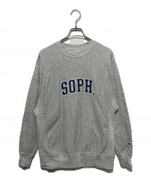 Champion REVERSE WEAVE×SOPH.（チャンピオン リバース ウィーブ×ソフ）の古着「リバースタイプスウェット」｜グレー