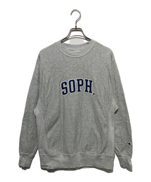 Champion REVERSE WEAVE（チャンピオン リバース ウィーブ）Champion REVERSE WEAVE (チャンピオン リバース ウィーブ) SOPH. (ソフ) リバースタイプスウェット グレー サイズ:Ｍの古着・服飾アイテム