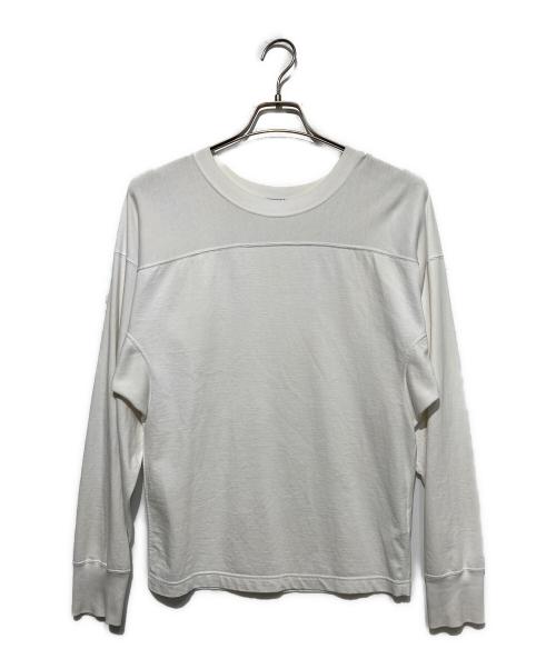 pelleq（ペレック）pelleq (ペレック) ロングスリーブカットソー ホワイト サイズ:34の古着・服飾アイテム