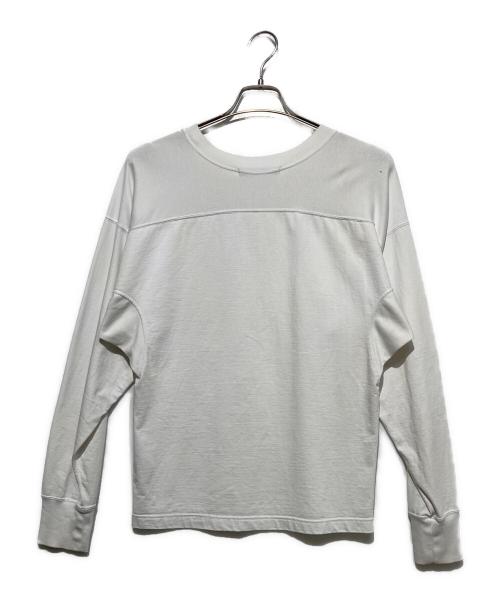 pelleq（ペレック）pelleq (ペレック) ロングスリーブカットソー ホワイト サイズ:34の古着・服飾アイテム