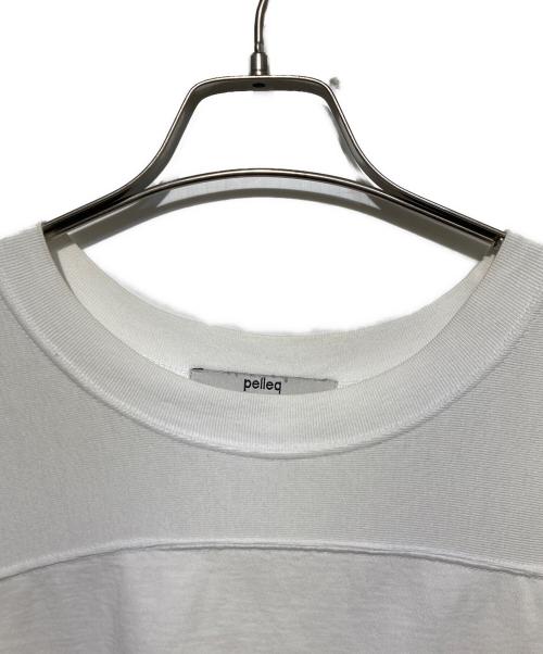 pelleq（ペレック）pelleq (ペレック) ロングスリーブカットソー ホワイト サイズ:34の古着・服飾アイテム