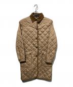 RALPH LAURENラルフローレン）の古着「キルティングコート」｜ベージュ