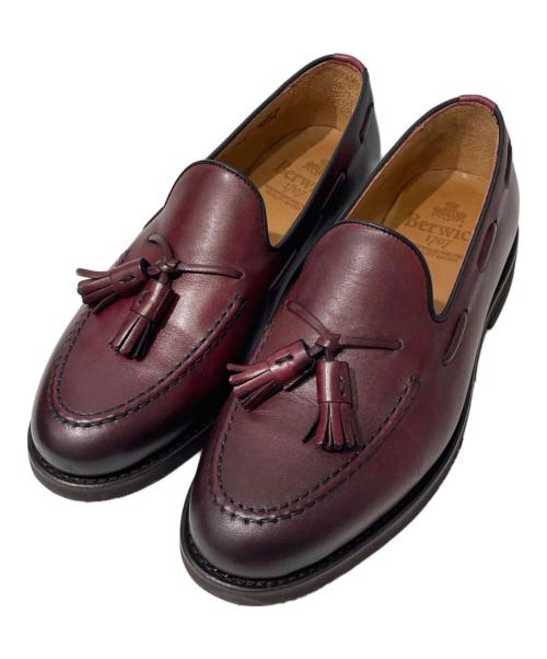 berwick（バーウィック）berwick (バーウィック) タッセルローファー バーガンディー サイズ:5 1/2の古着・服飾アイテム