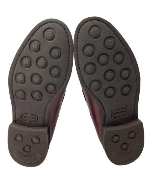 berwick（バーウィック）berwick (バーウィック) タッセルローファー バーガンディー サイズ:5 1/2の古着・服飾アイテム