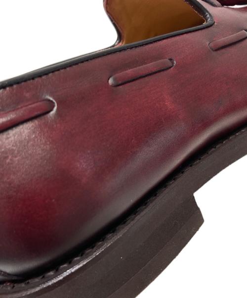 berwick（バーウィック）berwick (バーウィック) タッセルローファー バーガンディー サイズ:5 1/2の古着・服飾アイテム