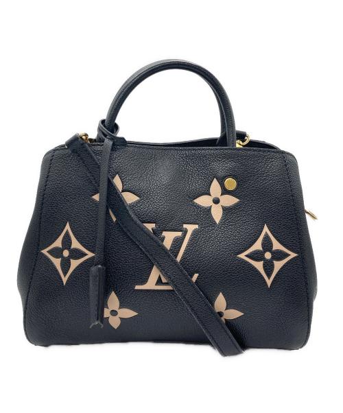 LOUIS VUITTON（ルイ ヴィトン）LOUIS VUITTON (ルイ ヴィトン) モンテーニュBB 2WAYバッグ ブラックの古着・服飾アイテム