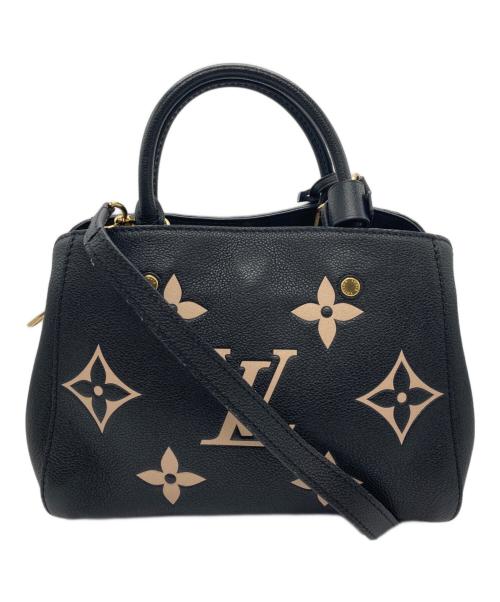 LOUIS VUITTON（ルイ ヴィトン）LOUIS VUITTON (ルイ ヴィトン) モンテーニュBB 2WAYバッグ ブラックの古着・服飾アイテム