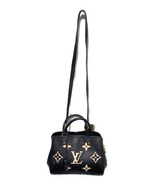 LOUIS VUITTON（ルイ ヴィトン）LOUIS VUITTON (ルイ ヴィトン) モンテーニュBB 2WAYバッグ ブラックの古着・服飾アイテム