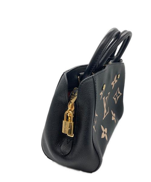 LOUIS VUITTON（ルイ ヴィトン）LOUIS VUITTON (ルイ ヴィトン) モンテーニュBB 2WAYバッグ ブラックの古着・服飾アイテム