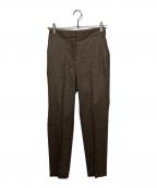 theory luxeセオリーリュクス）の古着「Leo Plaid Carol 2 Pant」｜ブラウン