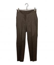 theory luxe（セオリーリュクス）の古着「Leo Plaid Carol 2 Pant」｜ブラウン