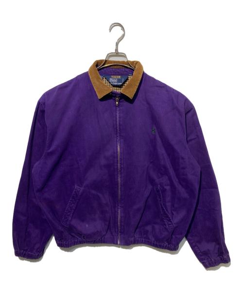POLO RALPH LAUREN（ポロ・ラルフローレン）POLO RALPH LAUREN (ポロ・ラルフローレン) 襟コーズスイングトップ パープル サイズ:Lの古着・服飾アイテム