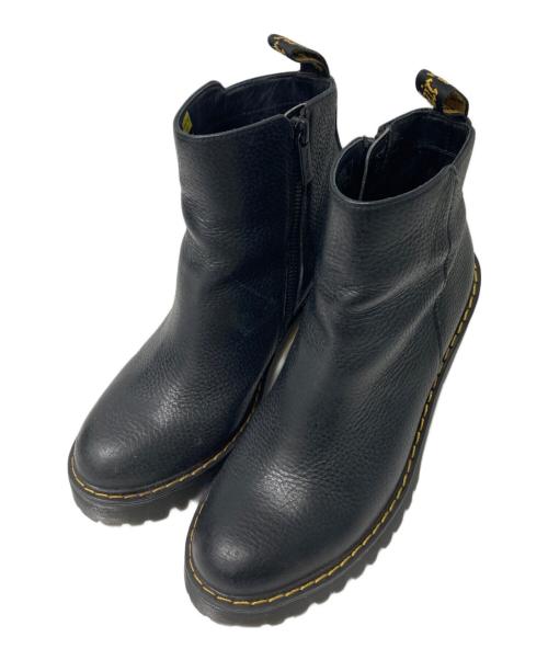 Dr.Martens（ドクターマーチン）Dr.Martens (ドクターマーチン) MAGDALENA サイドジップブーツ ブラック サイズ:UK4の古着・服飾アイテム