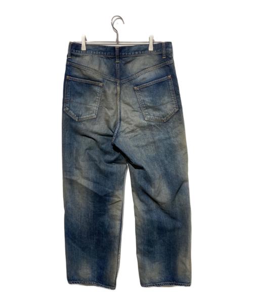 ANCELLM（アンセルム）ANCELLM (アンセルム) AGING MIDDLE STRAIGHT 5P DENIM インディゴ サイズ:2の古着・服飾アイテム