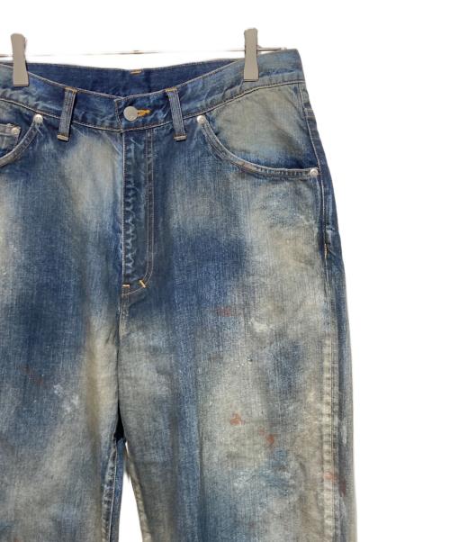 ANCELLM（アンセルム）ANCELLM (アンセルム) AGING MIDDLE STRAIGHT 5P DENIM インディゴ サイズ:2の古着・服飾アイテム