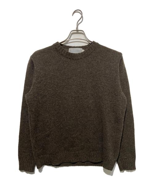 INVERALLAN（インバーアラン）INVERALLAN (インバーアラン) クルーネックニット ブラウン サイズ:38の古着・服飾アイテム