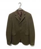 MIU MIUミュウミュウ）の古着「エルボーパッチ3Bジャケット」｜オリーブ