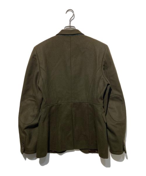 MIU MIU（ミュウミュウ）MIU MIU (ミュウミュウ) エルボーパッチ3Bジャケット オリーブ サイズ:48の古着・服飾アイテム
